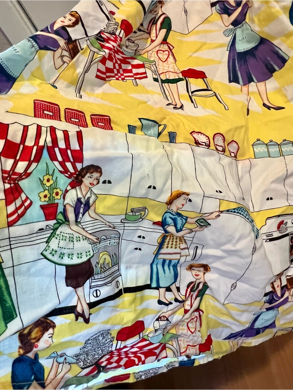 RARE Retrolicious 1950s Print Dress - Picture 4 of 4